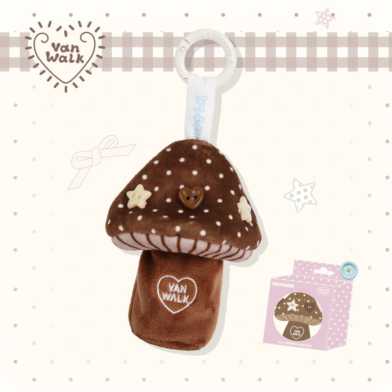 Vanwalk Pinecone Tribe Mushroom Doll Mini Bag