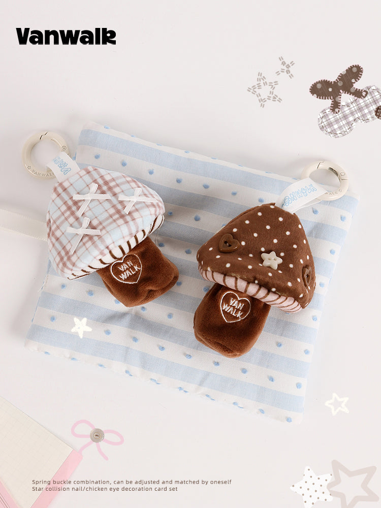 Vanwalk Pinecone Tribe Mushroom Doll Mini Bag