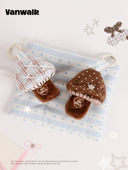 Vanwalk Pinecone Tribe Mushroom Doll Mini Bag