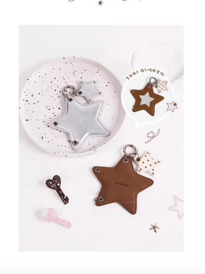 Vanwalk Pinecone Tribe Star Heart Keychain Bag Charm