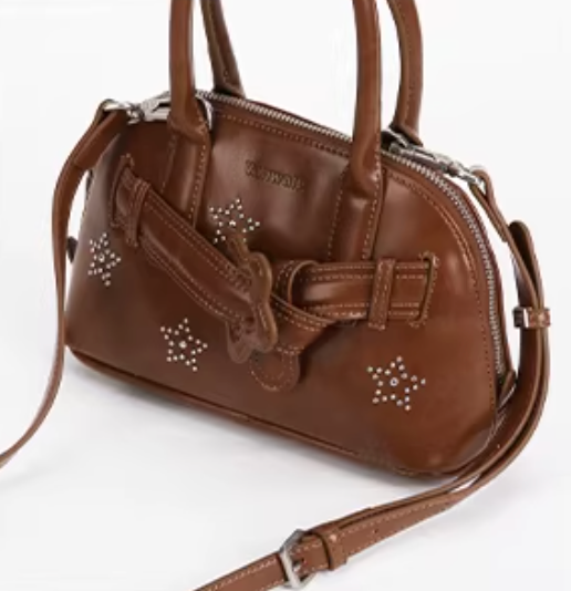 Vanwalk Pinecone Tribe Star Mini Boston Crossbody Bag