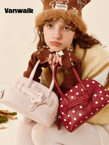 Vanwalk Pinecone Tribe Star Mini Boston Crossbody Bag