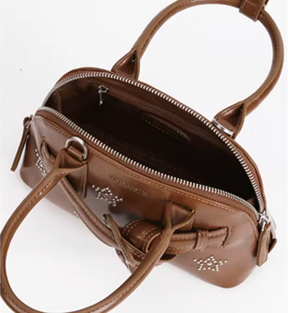 Vanwalk Pinecone Tribe Star Mini Boston Crossbody Bag