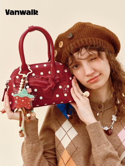 Vanwalk Pinecone Tribe Star Mini Boston Crossbody Bag