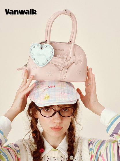 Vanwalk Pinecone Tribe Star Mini Boston Crossbody Bag