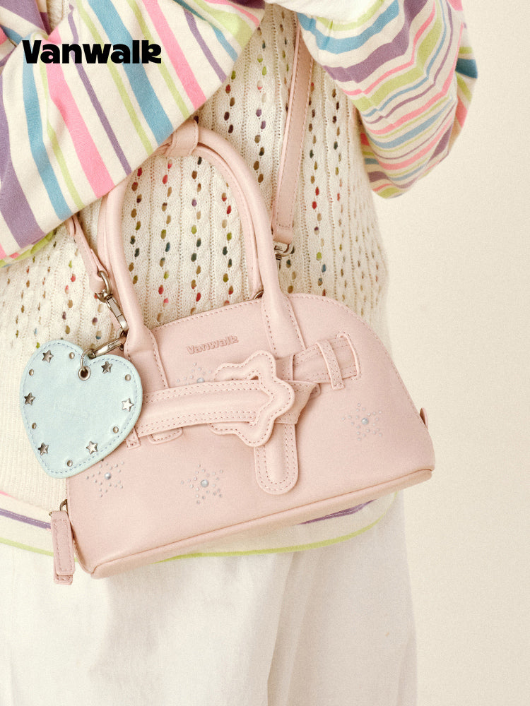 Vanwalk Pinecone Tribe Star Mini Boston Crossbody Bag