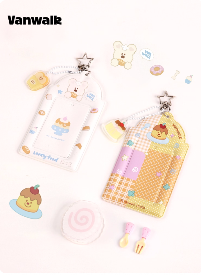 Vanwalk Starry Cartoon Card Holder