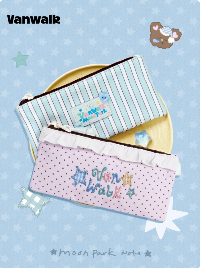 Vanwalk Starry Cartoon Pencil Bag