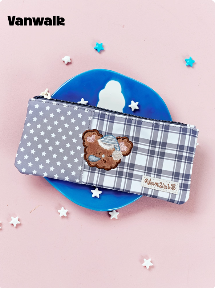 Vanwalk Starry Cartoon Pencil Bag