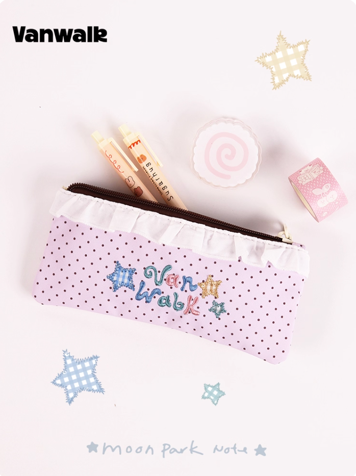 Vanwalk Starry Cartoon Pencil Bag