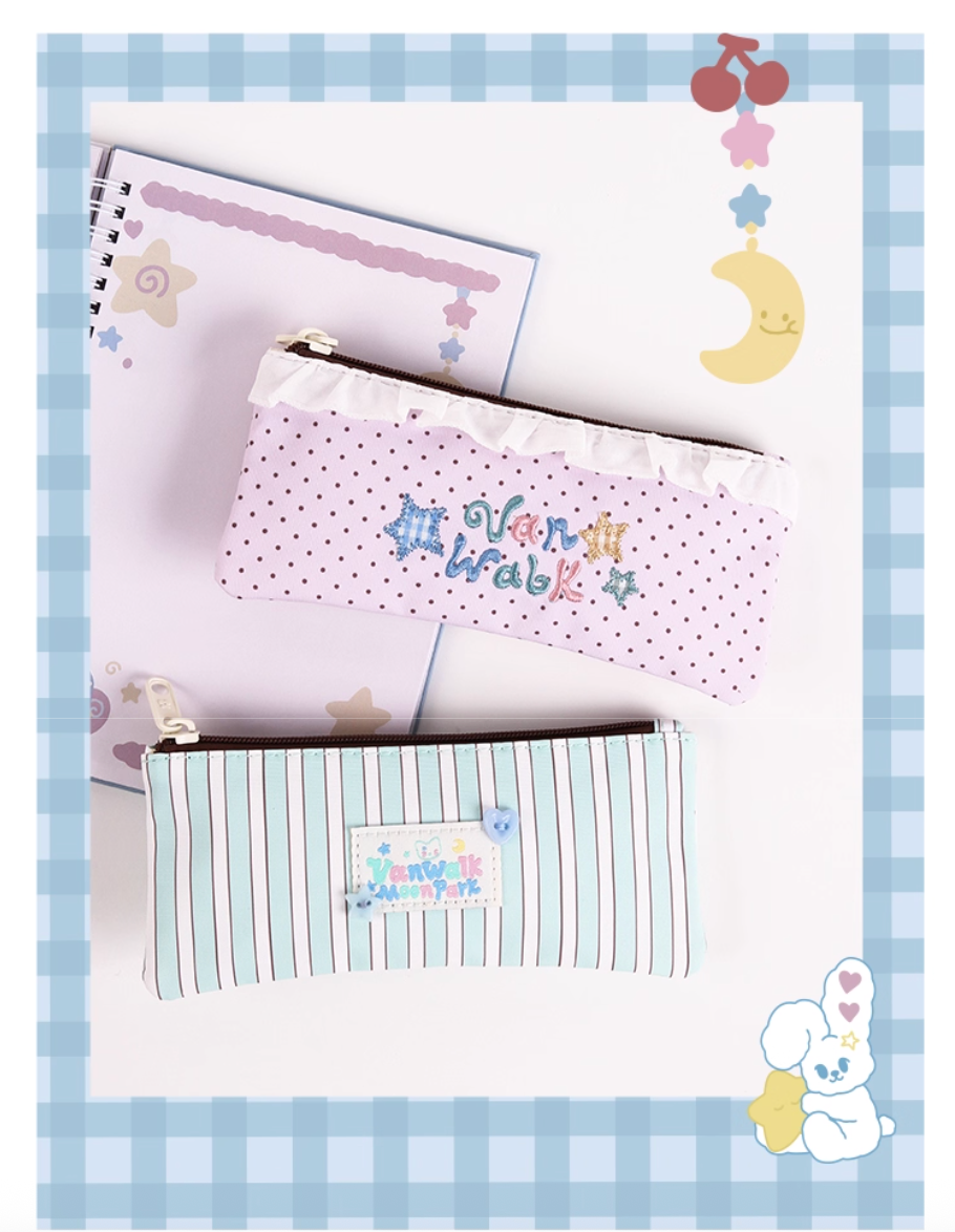 Vanwalk Starry Cartoon Pencil Bag