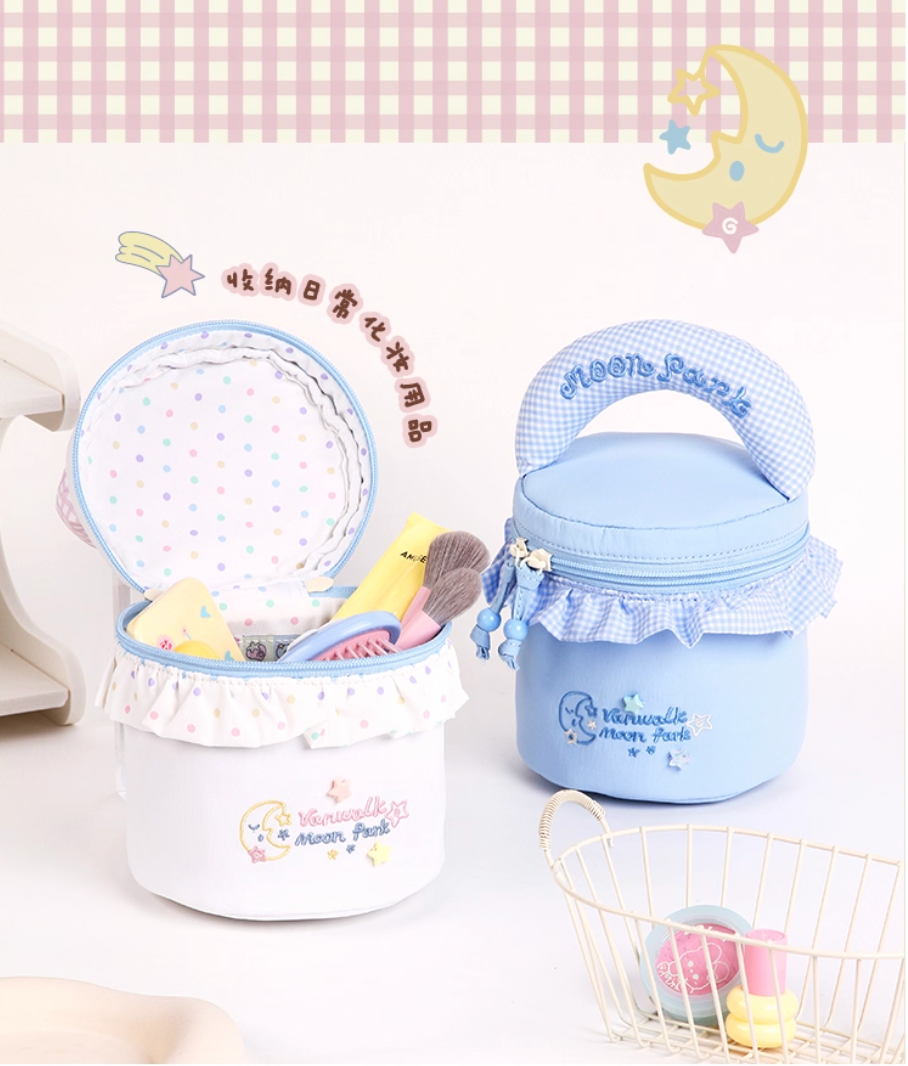 Vanwalk Starry Portable Bucket Makeup Bag