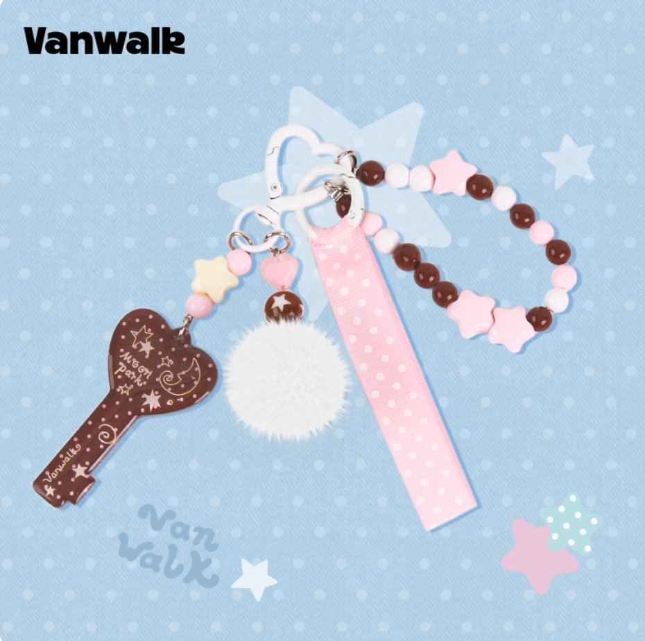 Vanwalk Starry Series Beaded Keychain Bag Charm
