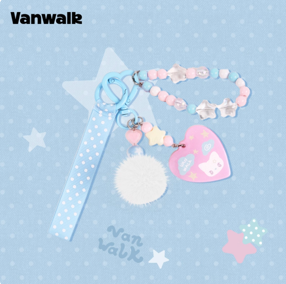 Vanwalk Starry Series Beaded Keychain Bag Charm
