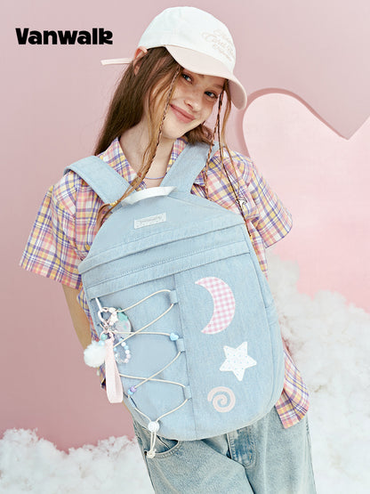 Vanwalk Starry Series Creative Star Moon Backpack