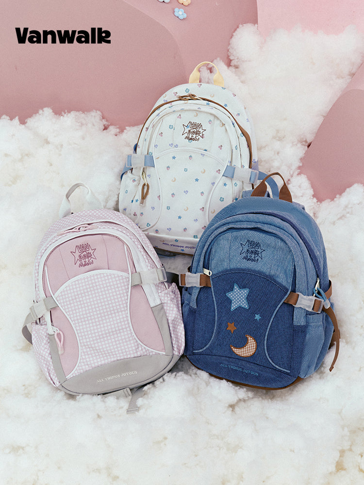 Vanwalk Starry Series Large School Backpack