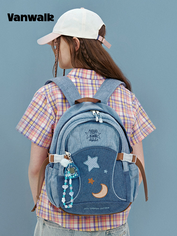 Vanwalk Starry Series Large School Backpack