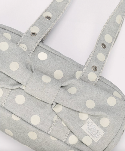 Vanwalk Starry Series Polka Dot Bow Shoulder Bag