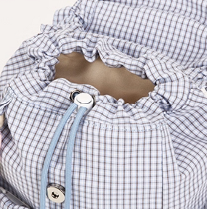 Vanwalk Starry Series Ruffled Drawstring Mini Backpack