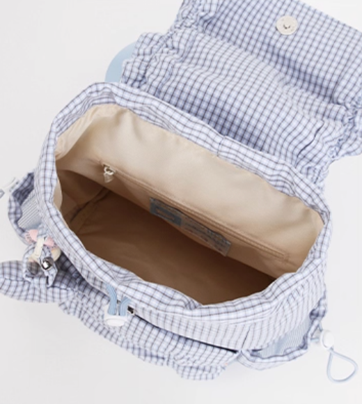 Vanwalk Starry Series Ruffled Drawstring Mini Backpack