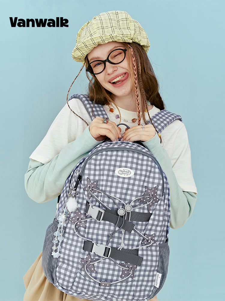 Vanwalk Starry Series Star Drawstring Backpack
