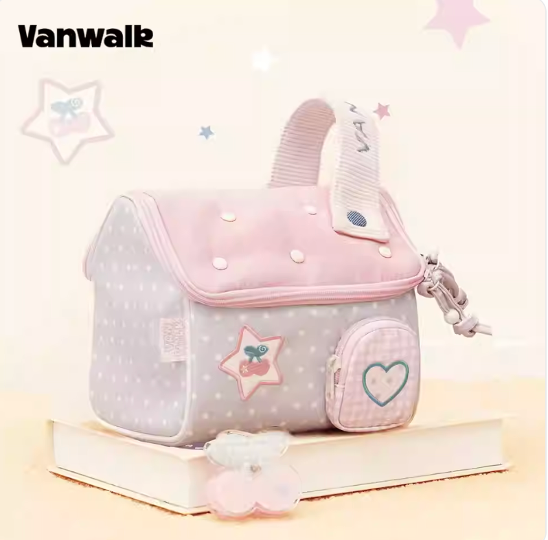 Vanwalk Journal House Portable Makeup Pouch | Bag | Three Fleas