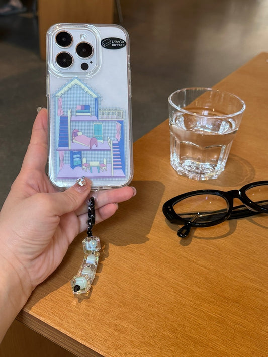 「Original」Villa Printed Clear Phone Case | iPhone Case | Three Fleas