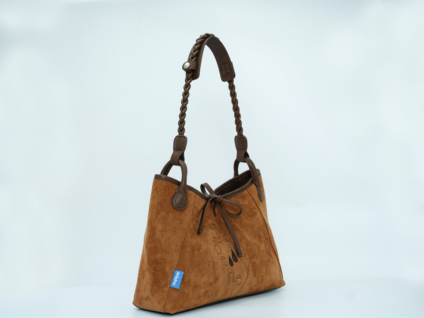 Vintage Braided Handle Hobo Bag
