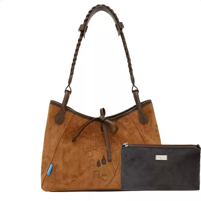 Vintage Braided Handle Hobo Bag
