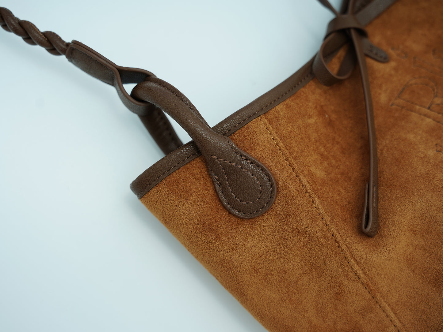 Vintage Braided Handle Hobo Bag