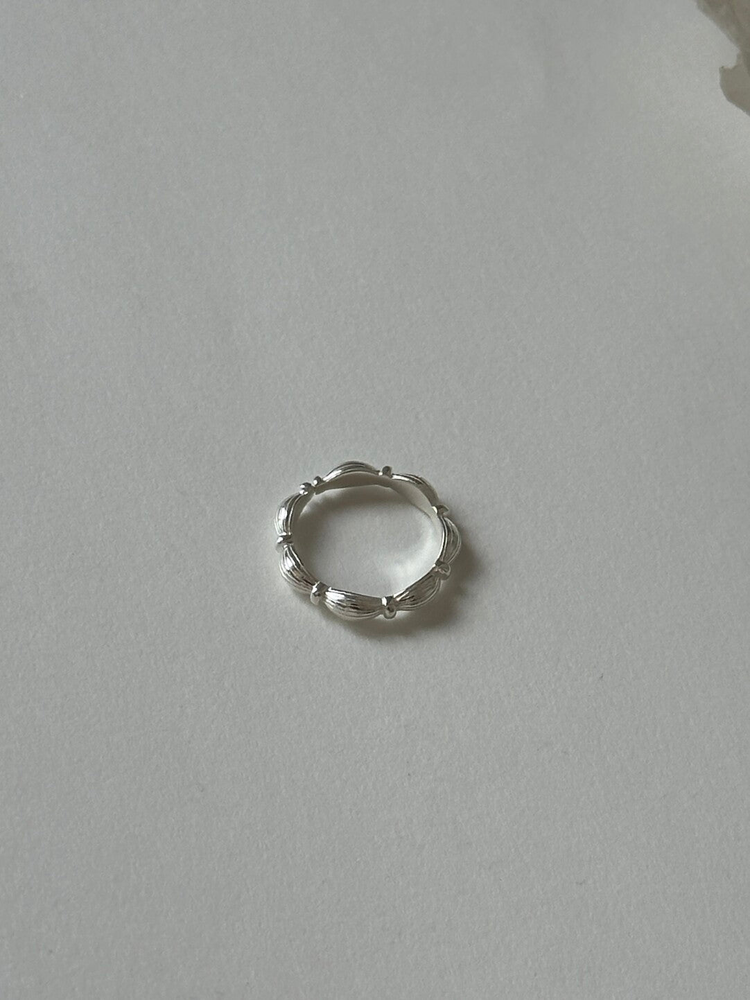 Vintage Flower Open Ring