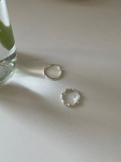 Vintage Flower Open Ring