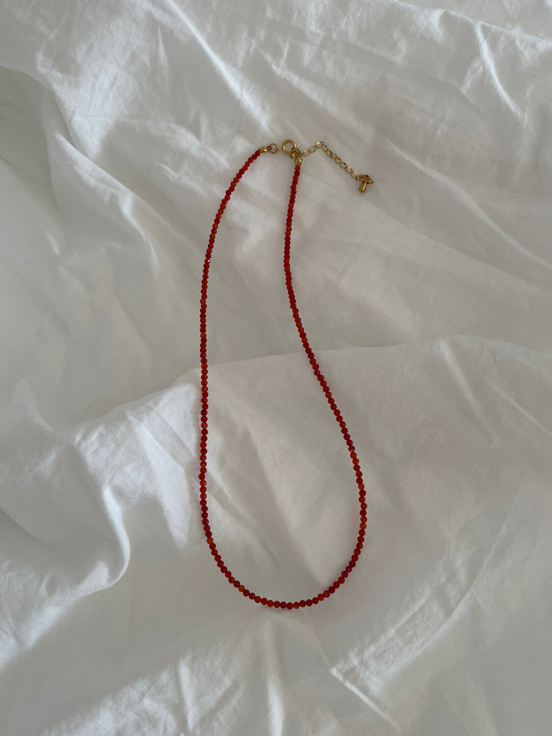 Vintage Red Agate Necklace