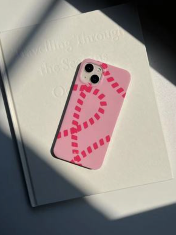 Pink Baseball Phone Case