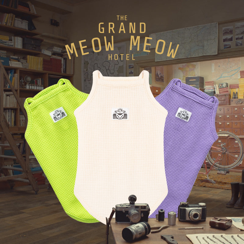 Waffle Fabric Devon Rex Sphynx Cat Clothing