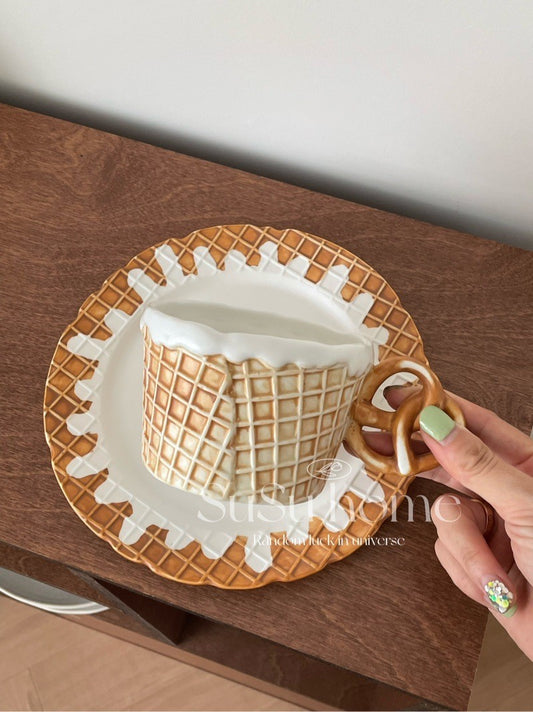Waffle Handmade Cup