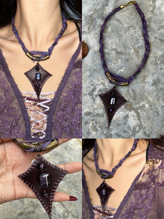 Wasteland Purple Star Necklace