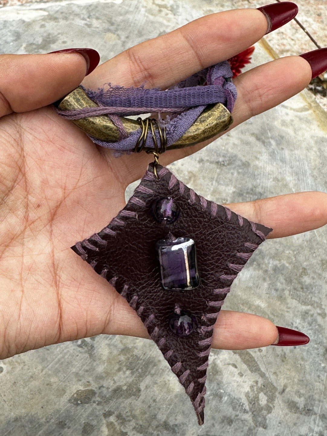 Wasteland Purple Star Necklace