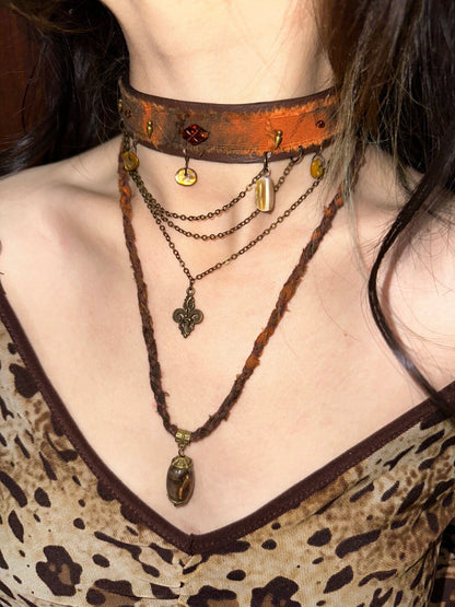 Wasteland Tribe Layered Necklace