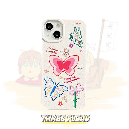Butterfly degradable phone case | phone accessories | Three Fleas