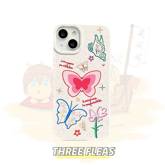 Butterfly degradable phone case | phone accessories | Three Fleas