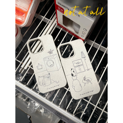 Weekend with Cat Degradable Phone Case