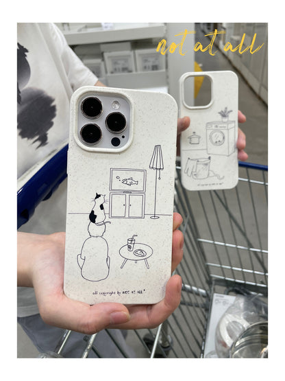 Weekend with Cat Degradable Phone Case