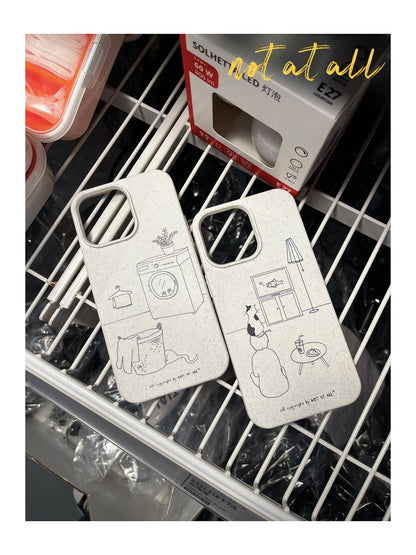 Weekend with Cat Degradable Phone Case