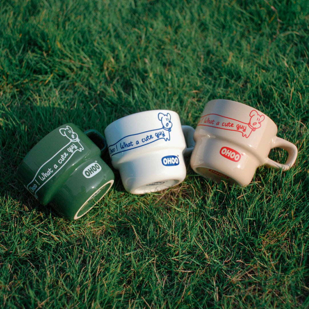 What a Cute Guy Puppy Mug