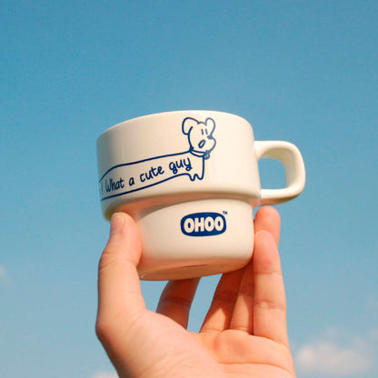 What a Cute Guy Puppy Mug