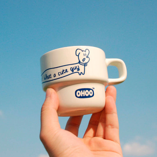 What a Cute Guy Puppy Mug