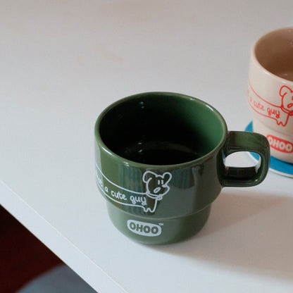 What a Cute Guy Puppy Mug
