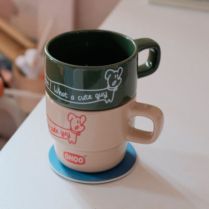What a Cute Guy Puppy Mug