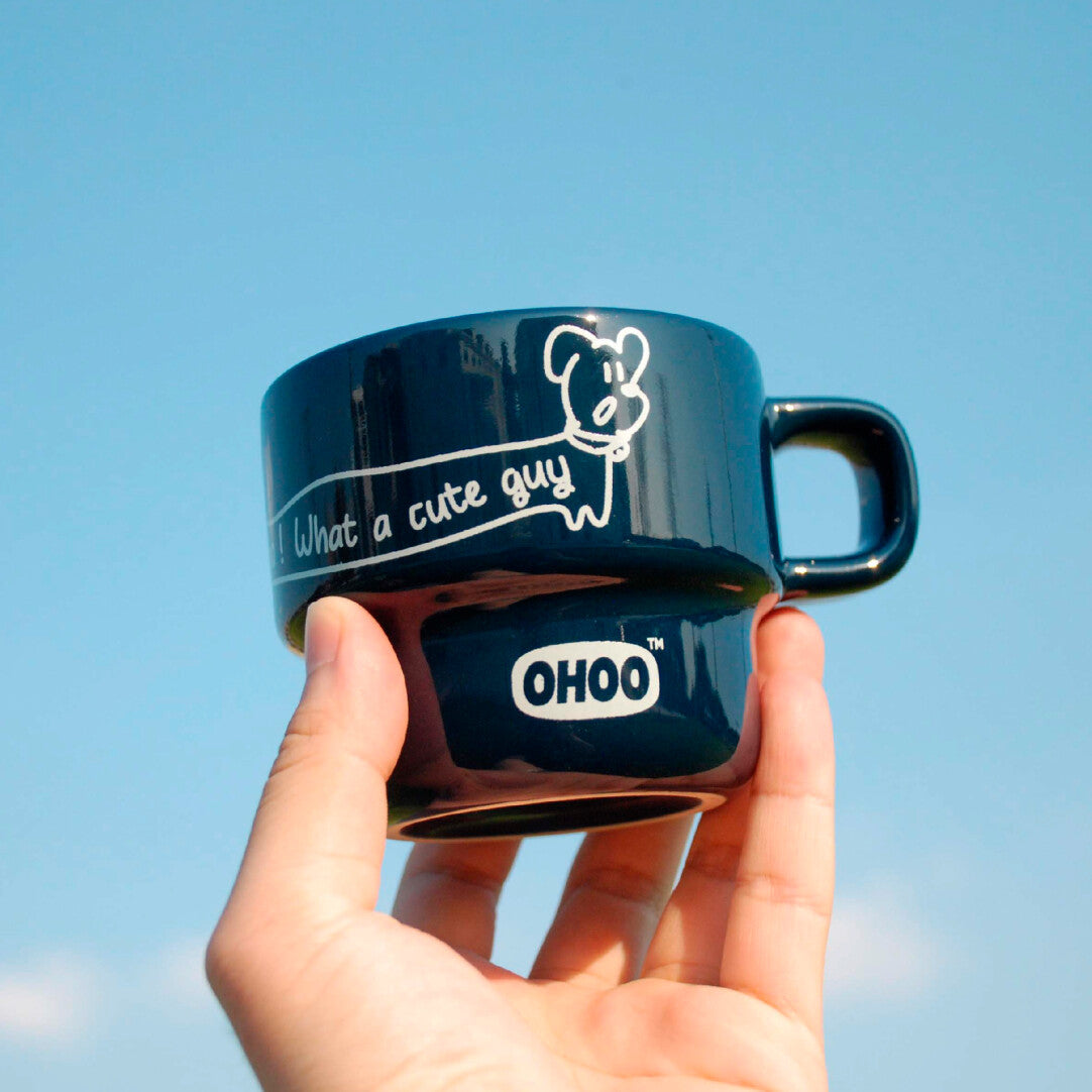 What a Cute Guy Puppy Mug